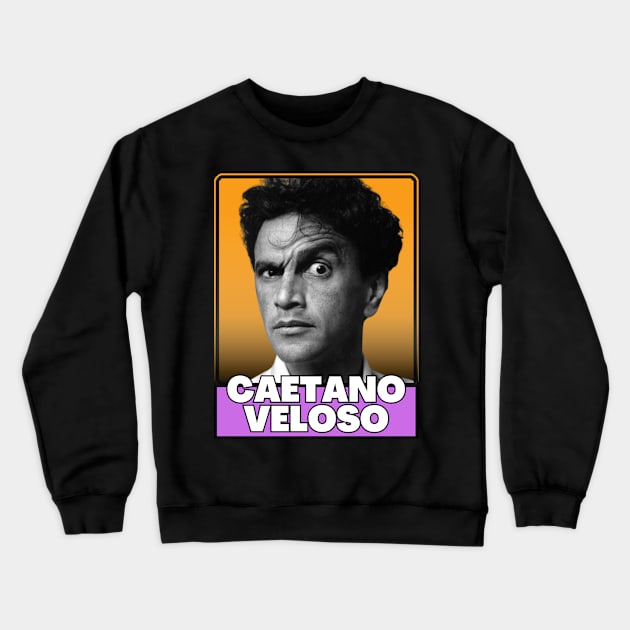 Caetano veloso (70s retro style) Crewneck Sweatshirt by GorilaFunk